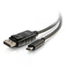 C2G Cavo adattatore 4K 30 Hz da USB-C a DisplayPort da 3,7 m - Nero (C2G 12ft USB C to DisplayPort Cable Ek)