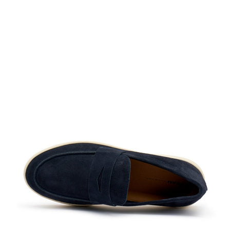 FRAU mocassino smart-casual camoscio blu 24D4