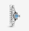 Pandora - Disney, anello con tiara blu di Cenerentola