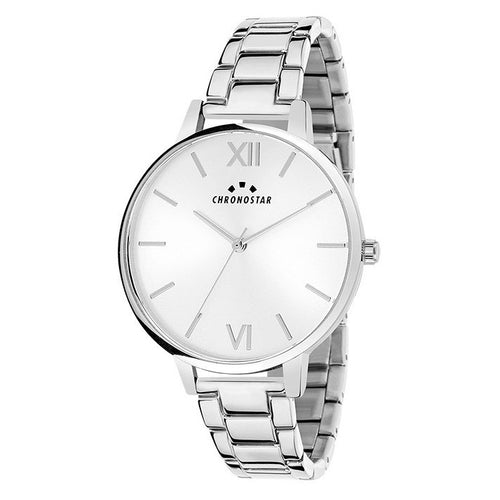 Orologio CHRONOSTAR donna Glamour acciaio / argento