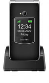 beafon clamshell 2 sim lcd 2.8-1.77 bluetooth con  base e tasto sos nero fotocmera da 3,0 mp
