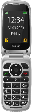 Cellulare 2G/4G Beafon SL720i champagneDisplay interno a colori da 2,8 “ Display esterno a colori da 1,77 pollici Pulsante di em