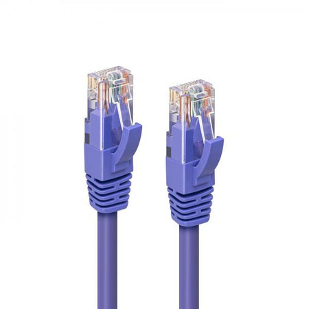 CAT6A UTP 1m Purple LSZH