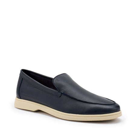 Frau mocassini casual in nappa blu 32P0