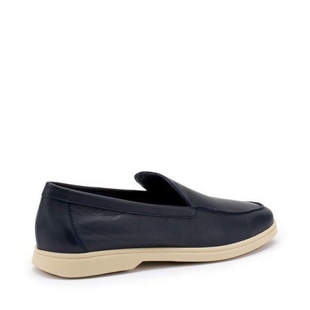 Frau mocassini casual in nappa blu 32P0