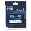 PATRIOT SSD INTERNO P220 512GB 2,5 SATA 6GB/S R/W 500/500