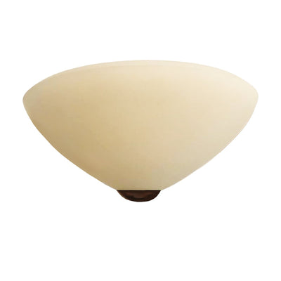 Applique classico Lampadari Bartalini CREMA AP E27 LED vetro liscio lampada parete