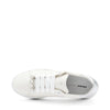 FRAU sneakers donna platform bianco silver 39P1