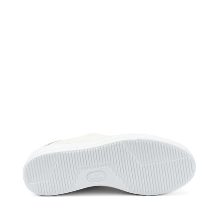 FRAU sneakers donna platform bianco silver 39P1