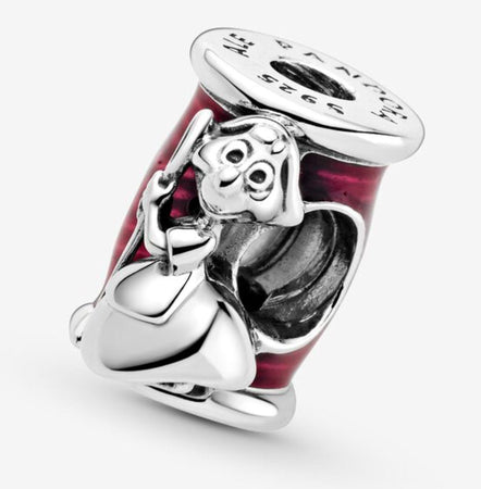 Pandora - Disney, charm Ago e filo con la topolina Suzy di Cenerentola