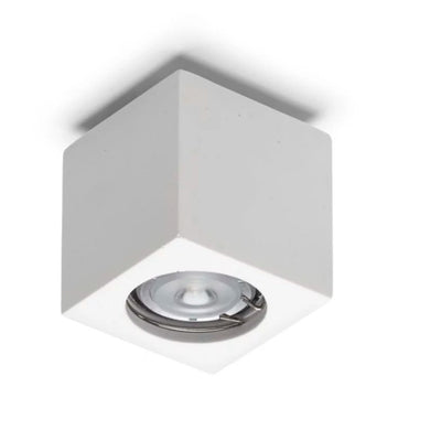OUTLET Plafoniera gesso Belfiore 8895 GU4 D35 LED lampada soffitto