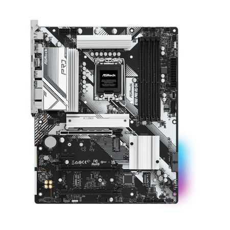 Asrock Mb 1700 12/13gen. B760 Pro Rs/d4 4xddr4 4xsata M.2 Rgb Hdmi/dp