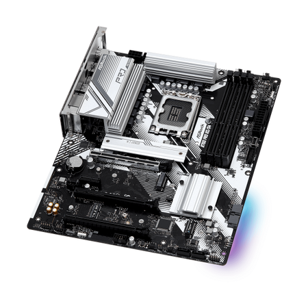 Asrock Mb 1700 12/13gen. B760 Pro Rs/d4 4xddr4 4xsata M.2 Rgb Hdmi/dp
