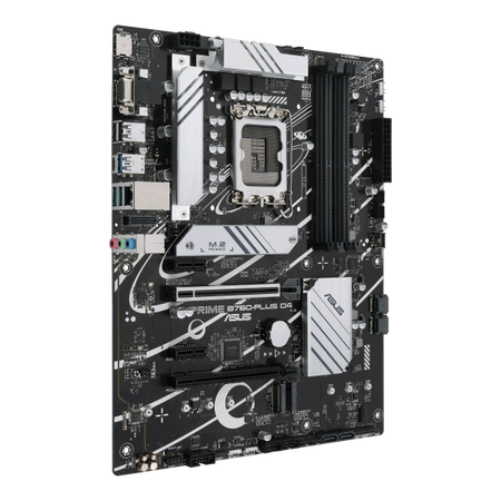 MB Asus 1700 Intel- PRIME B760-PLUS D4- PCIe5- 3xPCIe4 M.2- 4xDDR4- DP- VGA- HDMI- SATA6- USB3.2 Gen2 & Gen1- ATX