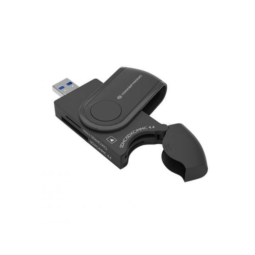 CARD READER ESTERNO USB 3.0 4IN1 BK 2*SD/SDHC/SDXC 2*MICRO SD/T-FLASH