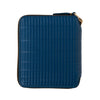 COMME DES GARCONS WALLET Brick Full Zip Around Wallet in Blue da donna