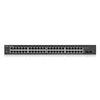 ZYXEL SWITCH MANAGED 48 PORTE GIGABIT, 2XSFP, SSENZA VENTOLE, DESKTOP/RACK