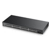 ZYXEL SWITCH MANAGED 48 PORTE GIGABIT, 2XSFP, SSENZA VENTOLE, DESKTOP/RACK