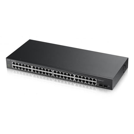 ZYXEL SWITCH MANAGED 48 PORTE GIGABIT, 2XSFP, SSENZA VENTOLE, DESKTOP/RACK