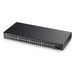 ZYXEL SWITCH MANAGED 48 PORTE GIGABIT, 2XSFP, SSENZA VENTOLE, DESKTOP/RACK
