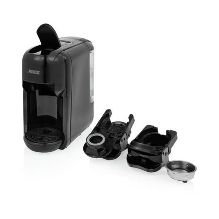 Princess Macchina Da Caffe Capsule/cialde/macinato 5in1 Nero/inox