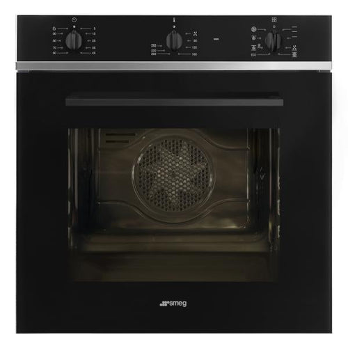 Smeg Forno Incasso Termoventilato 3man. Vapore 70lt 60cm Nero Sf64m3tb