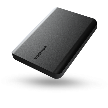 Hard disk esterno portatile Toshiba STOR.E CANVIO BASICS - 2Tb (2000Gb) - 2.5" - SuperSpeed USB3.0 Retrcomp. 2.0 - Nero