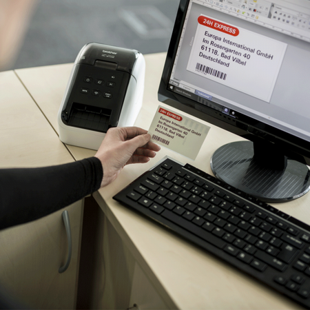 Label printer, USB and Wi-Fi