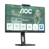 AOC MONITOR 27 LED IPS QHD 16:9 4MS 350 CDM, WEBCAM, USB-C, PIVOT, DP/2HDMI, MULTIMEDIALE