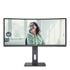 AOC MONITOR CURVO 34 LED VA WQHD 21:9 4MS 300 CDM, REG ALTEZZA, USB-C, DP/HDMI, MULTIMEDIALE