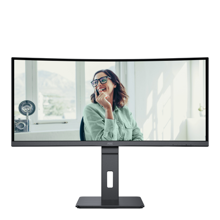 AOC CU34P3CV - 34"" MONITOR WQHD+ - CURVO - 100 HZ - MULTIMEDIALE - W3Y
