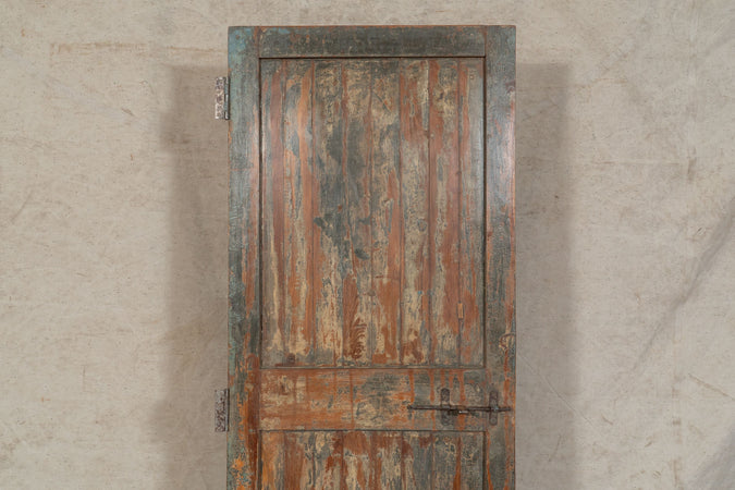 Biscottini Porta Portone Antico Biscottini 71x8x191 Teak Massello Interno Esterno Medievale