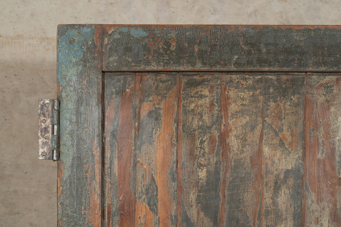 Biscottini Porta Portone Antico Biscottini 71x8x191 Teak Massello Interno Esterno Medievale