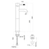 Rubinetto lavabo a canna alta | Stick