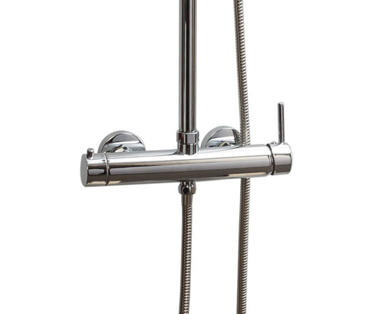 Colonna Doccia con miscelatore a 2 uscite soffione e doccetta POP