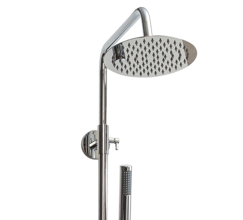 Colonna Doccia con miscelatore a 2 uscite soffione e doccetta POP