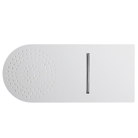 Soffione doccia con cascata Tondo | Wall Rain