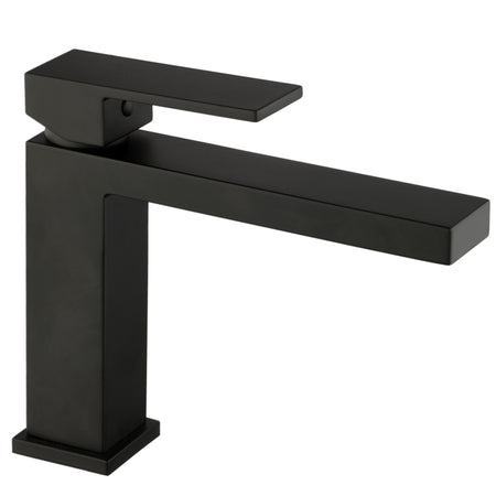 Miscelatore Lavabo bocca lunga nero opaco Total Black Manhattan