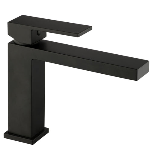 Miscelatore Lavabo bocca lunga nero opaco Total Black Manhattan