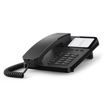 GIGASET DESK 400 (NERO) - TELEFONO CORDED - COMPATIBILE CENTRALINI TELEFONICI E APPARECCHI ACUSTICI