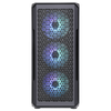 Case SIX TRIANGLE - Gaming Middle Tower- 4x12cm ARGB fan- USB3- Side Panel Temp Glass