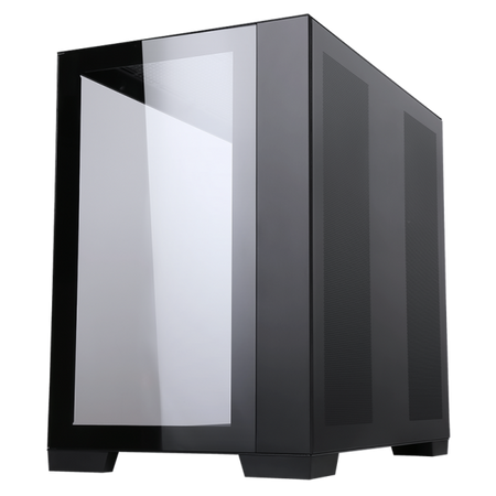 Case Itek DARK CAVE - Gaming - 4x12cm ARGB fan - Alimentatore NON incluso - 2x USB 3.0 / Type-C - Pannello Laterale trasparente - ATX, Micro Atx - Nero