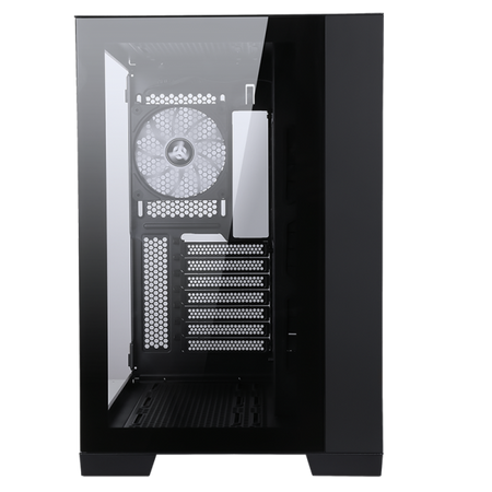 Case Itek DARK CAVE - Gaming - 4x12cm ARGB fan - Alimentatore NON incluso - 2x USB 3.0 / Type-C - Pannello Laterale trasparente - ATX, Micro Atx - Nero