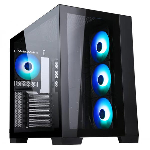 Case DARK CAVE - Gaming Tower- ATX- 4x12cm ARGB fan- 2xUSB3- Type-C- Side & Front Panel Temp Glass