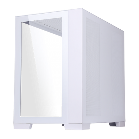 Case DARK CAVE - Gaming Tower- ATX- 4x12cm ARGB fan- 2xUSB3- Type-C- Side & Front Panel Temp Glass- White Edition