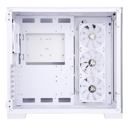 Case DARK CAVE - Gaming Tower- ATX- 4x12cm ARGB fan- 2xUSB3- Type-C- Side & Front Panel Temp Glass- White Edition