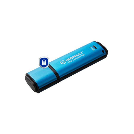 Kingston Technology IronKey 16GB USB-C Vault Privacy 50C crittografia AES-256, FIPS 197 (KINGSTON 16GB USB-C IronKey Vault 50C)