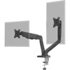 Goobay 58531 Supporti a parete per TV 81,3 cm [32] Scrivania Nero (Double Monitor Mount with Gas Spring)