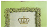 Biscottini Portafoto da appoggio verticale/orizzontale in resina finitura verde anticata L31xPR2xH26 cm