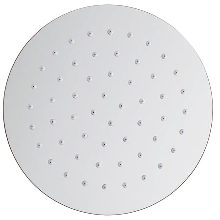 Soffione doccia tondo in acciaio 20cm